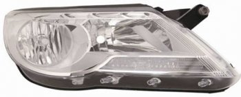Правая фара (c электрокорректором) DEPO Volkswagen Tiguan  NF (2006-2011) дорестайлинг