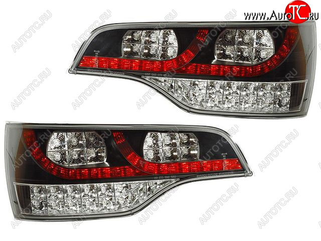 38 999 р. AUDI Q7 ФОНАРЬ ЗАДН ВНЕШН Л+П (КОМПЛЕКТ) ТЮНИНГ С ДИОД ПРОЗРАЧ (SONAR) ВНУТРИ ЧЕРН-ХРОМ SONAR ai0q706-740bh-n  с доставкой в г. Пермь