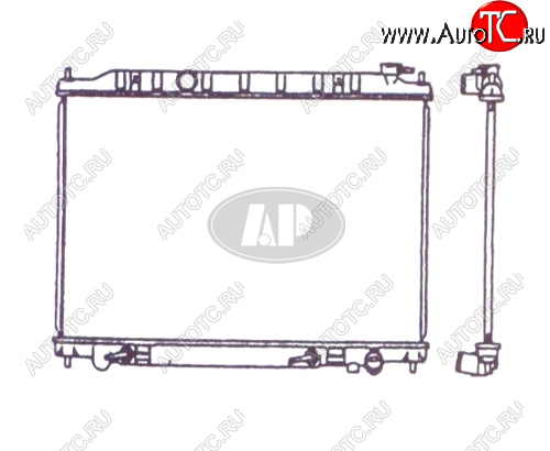 19 649 р. 3 (+ FD FOCUS 05-  C-MAX 03- VV S40 04-) РАДИАТОР ОХЛАЖДЕН 1.3 1.6 2 BODYPARTS mzx0304-910  с доставкой в г. Пермь