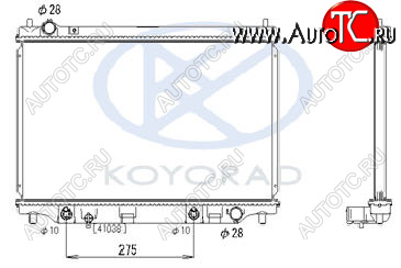 7 199 р. DEMIO {Mazda 2 02-06Verisa 02-} РАДИАТОР ОХЛАЖДЕН AT (KOYO) KOYORAD mzdem02-910  с доставкой в г. Пермь