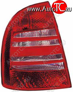5 499 р. Левый фонарь DEPO Skoda Superb седан 3U дорестайлинг (2001-2006)  с доставкой в г. Пермь