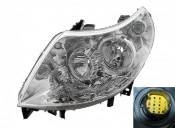 Левая фара (c электрокорректором) DEPO Peugeot Boxer  250 (2006-2014)
