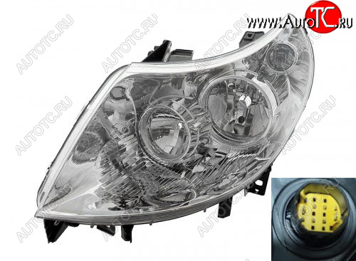 10 999 р. Левая фара (c электрокорректором) DEPO  Peugeot Boxer  250 (2006-2014)  с доставкой в г. Пермь