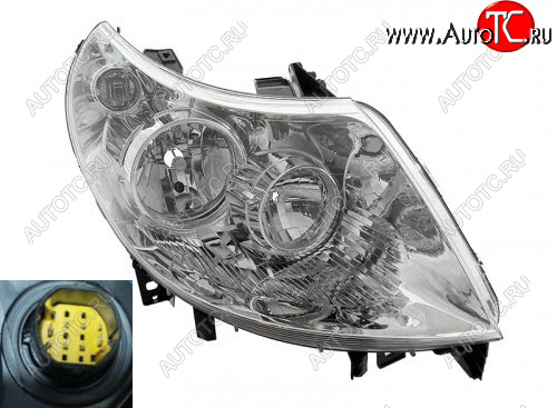 10 999 р. Правая фара (c электрокорректором) DEPO Peugeot Boxer 250 (2006-2014)  с доставкой в г. Пермь