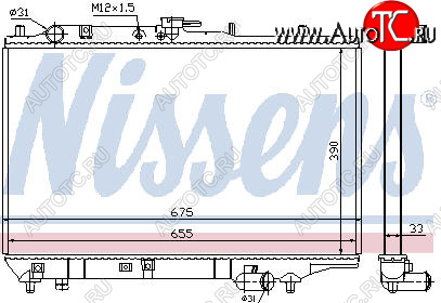 7 649 р. 323 РАДИАТОР ОХЛАЖДЕН MT 1.6 1.8 (3 дв) BODYPARTS mz32390-910  с доставкой в г. Пермь