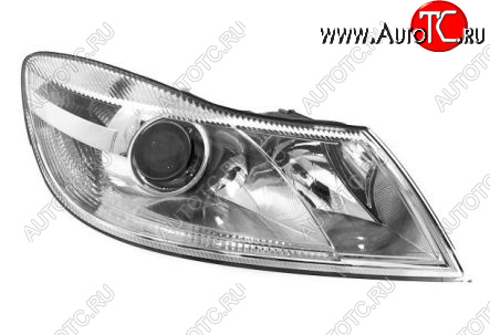 12 249 р. Правая фара (c электрокорректором) DEPO  Skoda Octavia  A5 (2008-2013) лифтбэк рестайлинг  с доставкой в г. Пермь