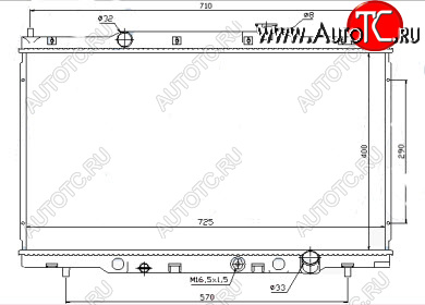 4 299 р. CR-V РАДИАТОР ОХЛАЖДЕН 2 MT BODYPARTS hdcrv02-913  с доставкой в г. Пермь