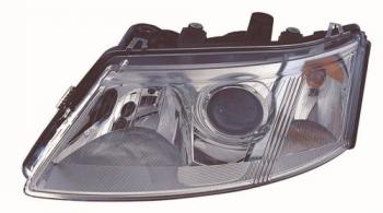 Левая фара (c электрокорректором) DEPO SAAB 9-3  YS3F (2003-2007) седан дорестайлинг