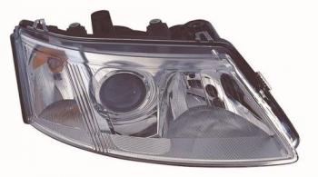 Правая фара (c электрокорректором) DEPO SAAB 9-3  YS3F (2003-2007) седан дорестайлинг