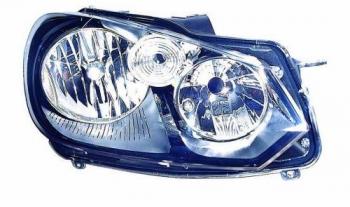 Правая фара (c электрокорректором) DEPO Volkswagen Golf  6 (2008-2014) хэтчбэк 5 дв.