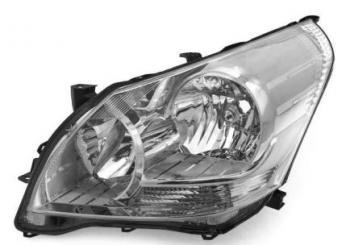 Левая фара (c электрокорректором) DEPO Toyota Corolla Verso  AR10 (2004-2009)