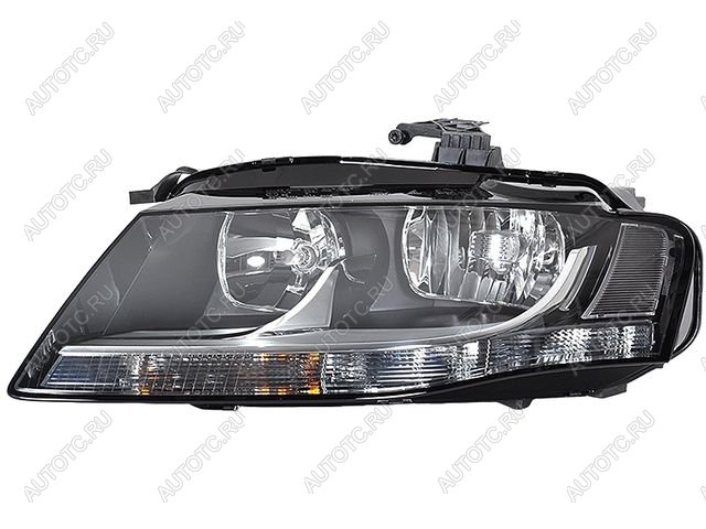 13 999 р. Левая фара (c электрокорректором) DEPO  Audi A4  B8 (2007-2011) дорестайлинг, седан  с доставкой в г. Пермь