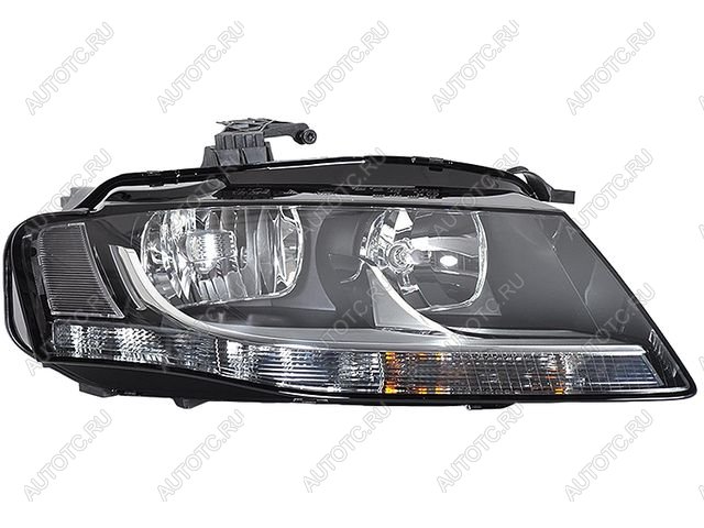 13 999 р. Правая фара (c электрокорректором) DEPO  Audi A4  B8 (2007-2011) дорестайлинг, седан  с доставкой в г. Пермь