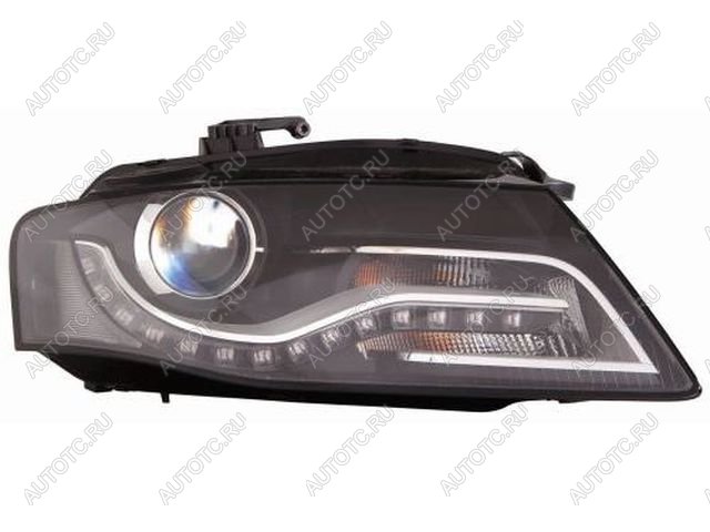 21 799 р. Правая фара (с электрокорректором, ксенон) BodyParts  Audi A4  B8 (2007-2011) дорестайлинг, седан  с доставкой в г. Пермь