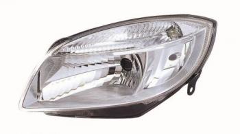 Левая фара (с электрокорректором) BodyParts Skoda Fabia  Mk2 (2007-2010) хэтчбэк дорестайлинг