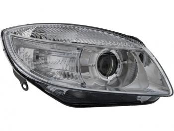Правая фара (с электрокорректором, линзован) BodyParts Skoda Fabia  Mk2 (2007-2010) хэтчбэк дорестайлинг