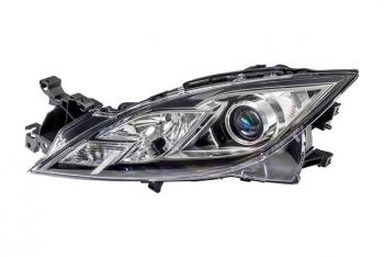 Левая фара (под корректор) DEPO Mazda 6  GH (2010-2012) рестайлинг седан