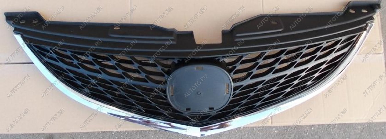 3 299 р. Решетка радиатора (пр-во Китай) BODYPARTS Mazda 6 GH дорестайлинг седан (2007-2010) (вставка хром)  с доставкой в г. Пермь