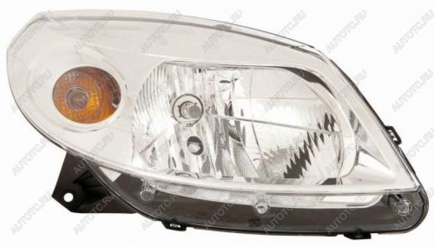 7 599 р. Правая фара (корректор) DEPO Renault Sandero (BS) (2009-2014)  с доставкой в г. Пермь