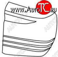 3 999 р. PAJERO {MONTERO} БОКОВИНА БАМПЕРА ЗАДН ЛЕВ (5 дв) (Тайвань) СЕРЕБРИСТ API mbpaj91-670s-l  с доставкой в г. Пермь