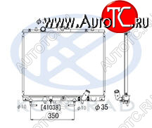 8 399 р. PAJERO SPORT {4D56+USA} РАДИАТОР ОХЛАЖДЕН AT 2.5 2.7 (турбодизель) (KOYO) KOYORAD mbpas97-914  с доставкой в г. Пермь