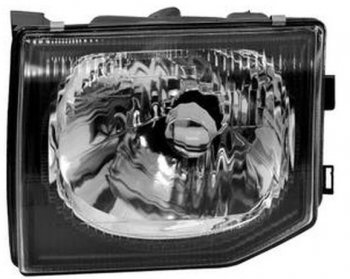 Правая фара (без корректора) DEPO Mitsubishi Pajero  2 V20 (1997-1999) рестайлинг