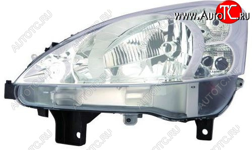 9 549 р. Левая фара (c электрокорректором) DEPO Peugeot Partner Tepee (2008-2012)  с доставкой в г. Пермь