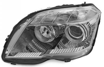 Левая фара (с электрокорректором, линзован) BodyParts Mercedes-Benz GLK class  X204 (2008-2012) дорестайлинг