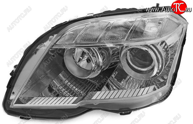 23 999 р. Левая фара (с электрокорректором, линзован) BodyParts  Mercedes-Benz GLK class  X204 (2008-2012) дорестайлинг  с доставкой в г. Пермь