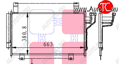 6 449 р. CX5 КОНДЕНСАТОР КОНДИЦ BODYPARTS mzcx512-931  с доставкой в г. Пермь