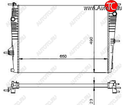 4 649 р. FLUENCE (KANGOO 08- MEGANE 09- SCENIC 09- ) РАДИАТОР ОХЛАЖДЕН MT (см.каталог) BODYPARTS rnflu10-910  с доставкой в г. Пермь