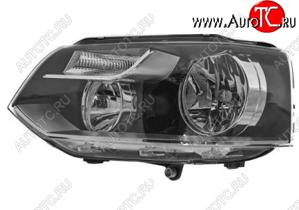 12 499 р. Левая фара (c электрокорректором) DEPO  Volkswagen Transporter  T5 (2009-2015) рестайлинг  с доставкой в г. Пермь
