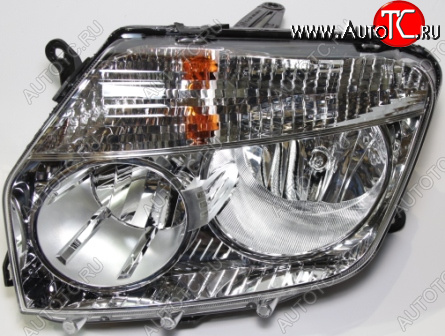 4 499 р. DUSTER ФАРА ЛЕВ ВНУТРИ ХРОМ С РЕГ.МОТОР (ориг.) BODYPARTS rndus10-002-l  с доставкой в г. Пермь