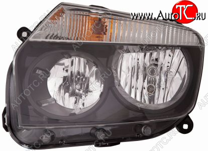 7 449 р. Левая фара (под корректор) BodyParts  Renault Duster  HS (2010-2015) дорестайлинг  с доставкой в г. Пермь