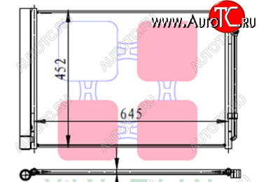 4 299 р. F10 КОНДЕНСАТОР КОНДИЦ (см.каталог) BODYPARTS bmf1010-931  с доставкой в г. Пермь