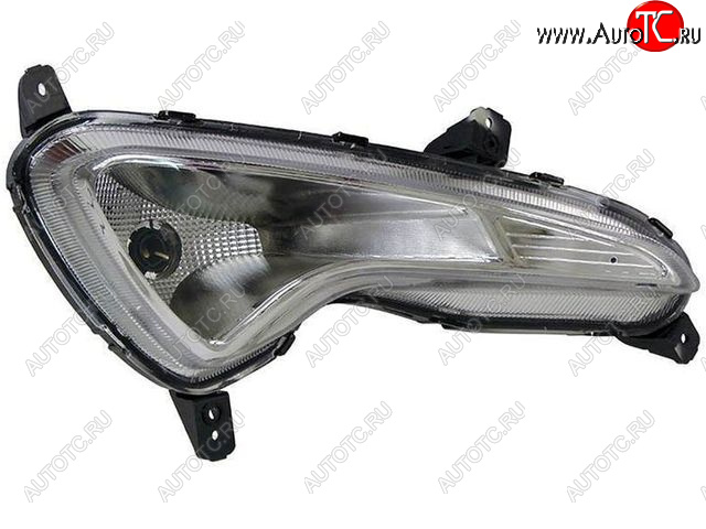 2 299 р. Противотуманная фара правая DEPO  Hyundai Solaris  RBr (2014-2017) седан рестайлинг, хэтчбэк рестайлинг  с доставкой в г. Пермь