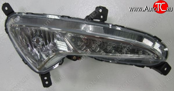 3 799 р. Правая противотуманная фара (диодная) BODYPARTS  Hyundai Solaris  RBr (2014-2017) седан рестайлинг  с доставкой в г. Пермь