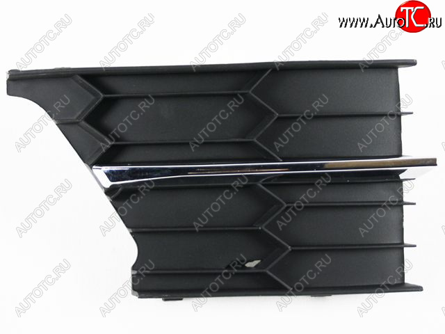 619 р. Левая вставка переднего бампера (пр-во Китай) BODYPARTS  Skoda Superb  (B6) 3T (2013-2015) лифтбэк рестайлинг (молдинг хром)  с доставкой в г. Пермь