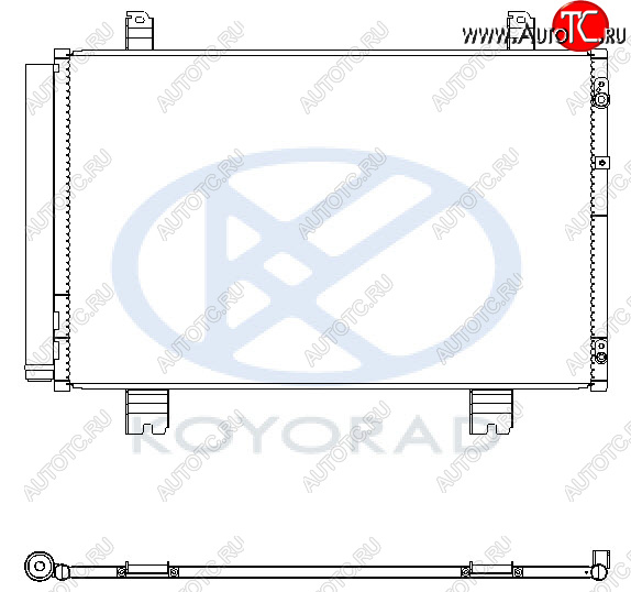 6 999 р. LS460600hL КОНДЕНСАТОР КОНДИЦ (KOYO) KOYORAD lxls407-930  с доставкой в г. Пермь