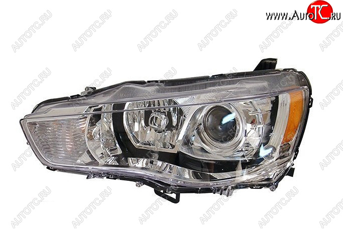 12 299 р. Левая фара (с электрокорректором, линзован) BODYPARTS  Mitsubishi Outlander  XL (2010-2013) (CW)  рестайлинг  с доставкой в г. Пермь