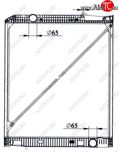 29 999 р. ACTROS (950 x 818 mm) РАДИАТОР ОХЛАЖДЕН (см.каталог) BODYPARTS mdact96-910  с доставкой в г. Пермь