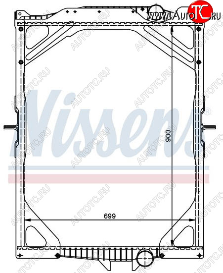 12 699 р. FHFM (900 x 728 mm) РАДИАТОР ОХЛАЖДЕН (см.каталог) BODYPARTS vv0fh97-910  с доставкой в г. Пермь