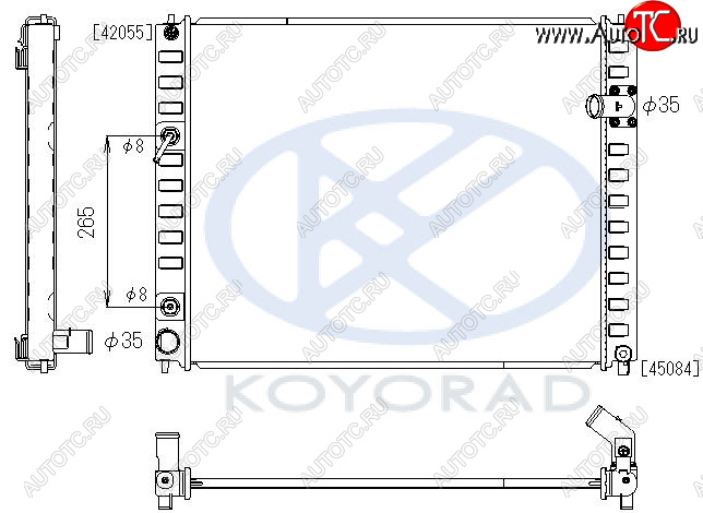 16 249 р. FX35 {EX35 09-} РАДИАТОР ОХЛАЖДЕН AT (KOYO) KOYORAD ifx3508-910  с доставкой в г. Пермь