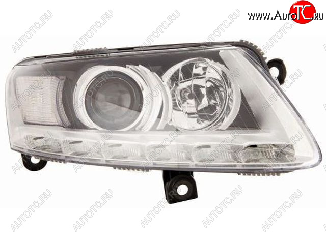 28 699 р. Левая фара (под корректор, ксенон) DEPO  Audi A6  C6 (2008-2010) рестайлинг, седан  с доставкой в г. Пермь