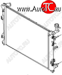 8 349 р. CERATO РАДИАТОР ОХЛАЖДЕН AT BODYPARTS kacet09-910  с доставкой в г. Пермь