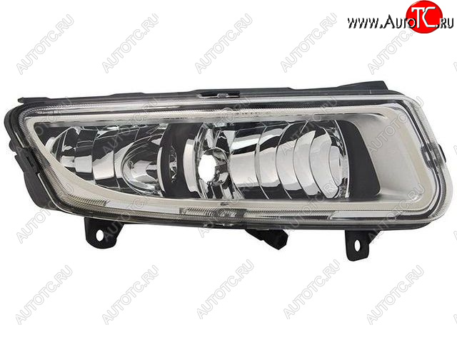 1 389 р. Правая противотуманная фара (ДХО) BODYPARTS Volkswagen Polo 5 хэтчбек дорестайлинг (2009-2015)  с доставкой в г. Пермь