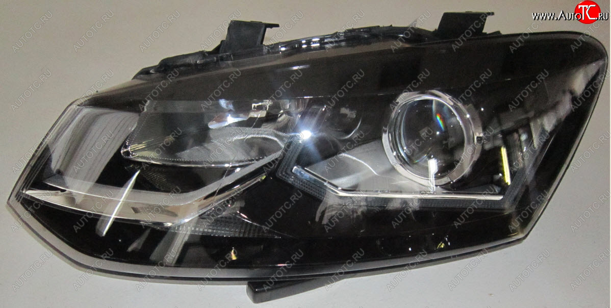 7 299 р. Левая фара (диодная) BODYPARTS Volkswagen Polo 5 седан дорестайлинг (2009-2015)  с доставкой в г. Пермь