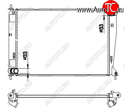 5 199 р. SOUL РАДИАТОР ОХЛАЖДЕН 2 MT BODYPARTS kasol10-912  с доставкой в г. Пермь