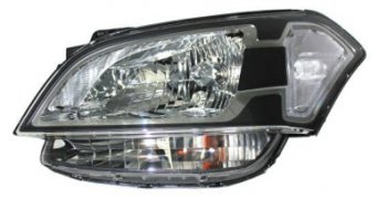 Левая фара (корректор) DEPO KIA Soul  AM (2011-2014) рестайлинг