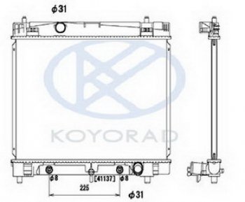 6 849 р. YARIS РАДИАТОР ОХЛАЖДЕН AT (KOYO) KOYORAD tyyas06-911  с доставкой в г. Пермь. Увеличить фотографию 1